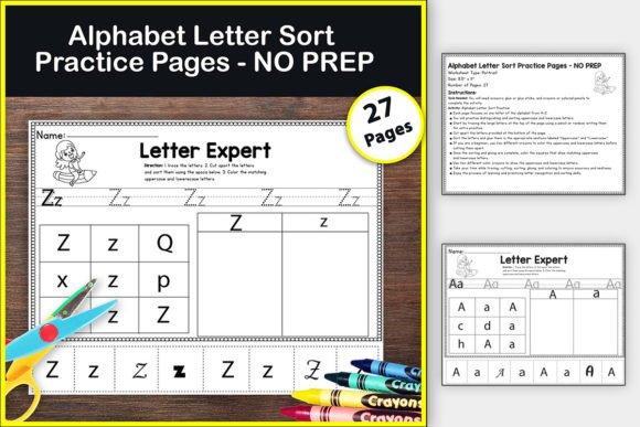 Download Letter Sort: Interactive Practice Pages - Interactive Collection