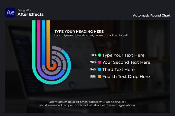Download Interactive Multiple Round Chart | AE - Interactive Collection