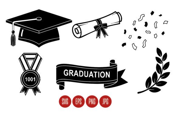 Download Graduation Cap Diploma Medal Laurel Wrea - Diploma Collection