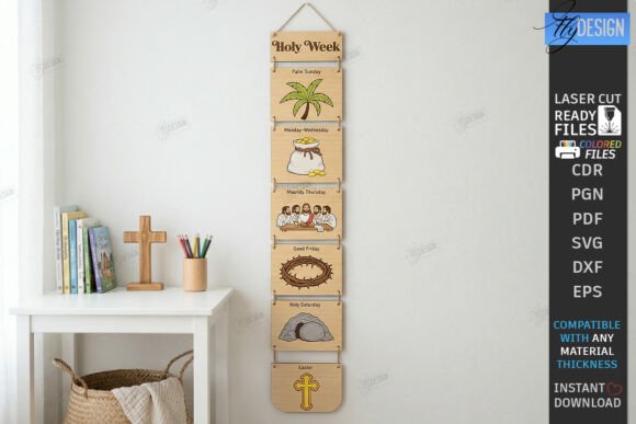 Download Holy Week Interactive Chart Laser Cut - Interactive Collection